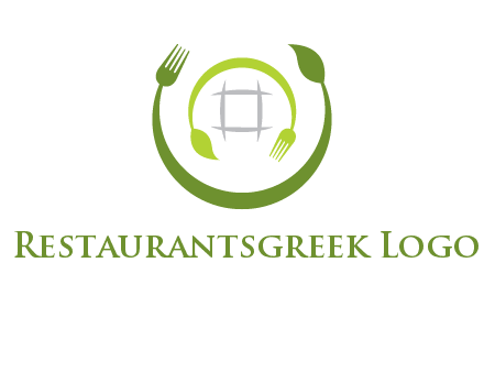leaf and fork logo