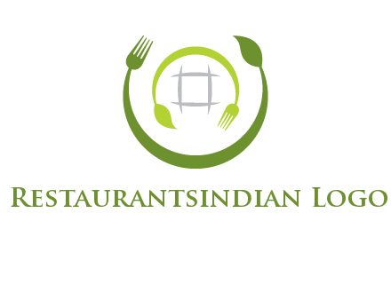 leaf and fork logo