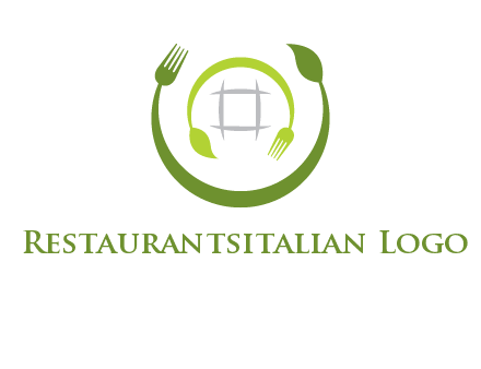 leaf and fork logo