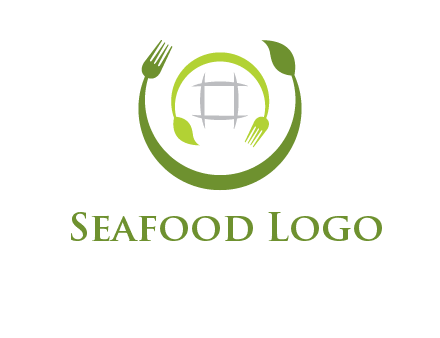 leaf and fork logo