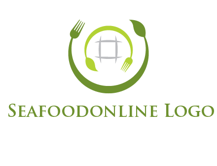 leaf and fork logo