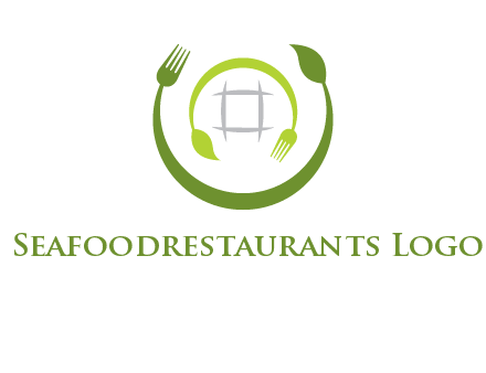 leaf and fork logo