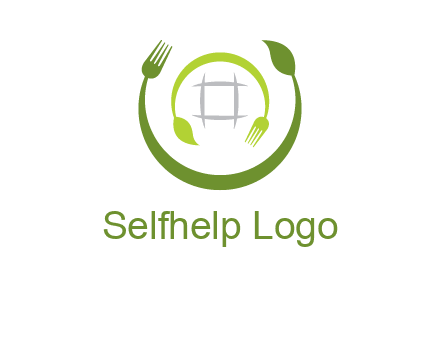 leaf and fork logo