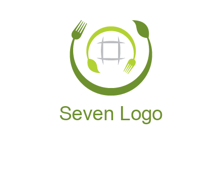 leaf and fork logo