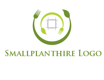 leaf and fork logo