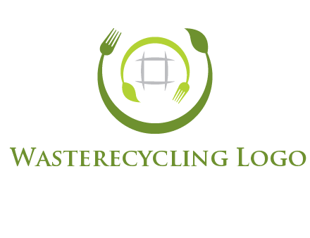 leaf and fork logo