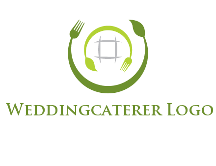 leaf and fork logo