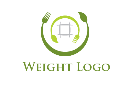 leaf and fork logo