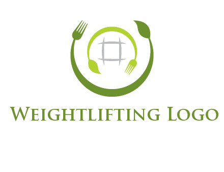 leaf and fork logo