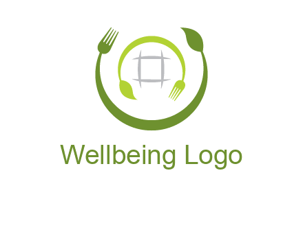 leaf and fork logo