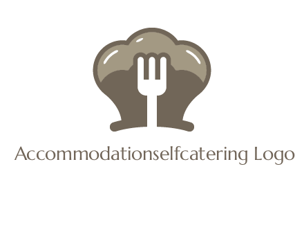 fork in chef hat logo