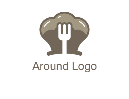 fork in chef hat logo