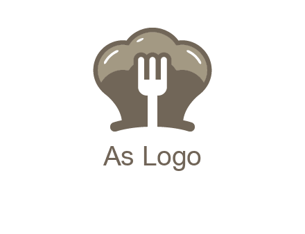 fork in chef hat logo