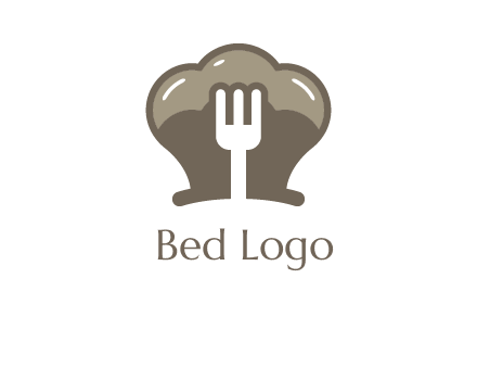 fork in chef hat logo