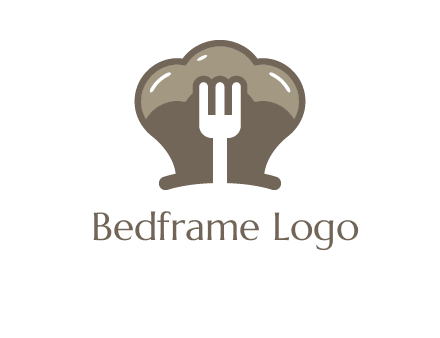 fork in chef hat logo