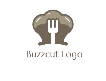 fork in chef hat logo