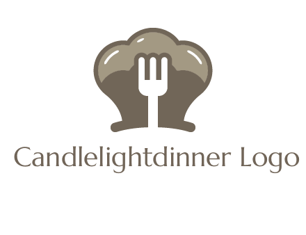 fork in chef hat logo