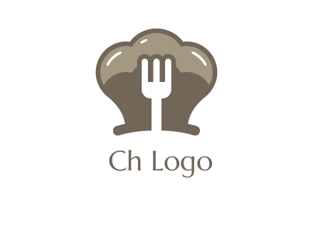fork in chef hat logo