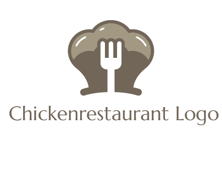 fork in chef hat logo