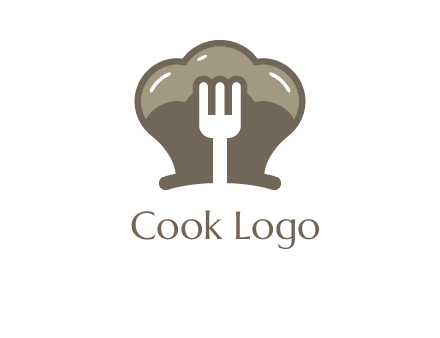 fork in chef hat logo