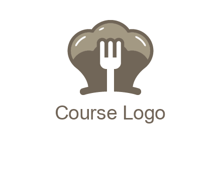 fork in chef hat logo