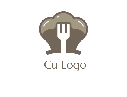 fork in chef hat logo