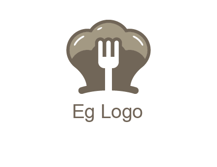 fork in chef hat logo