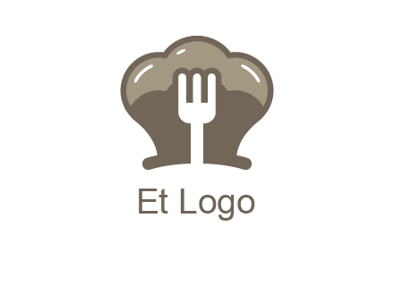 fork in chef hat logo