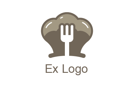 fork in chef hat logo