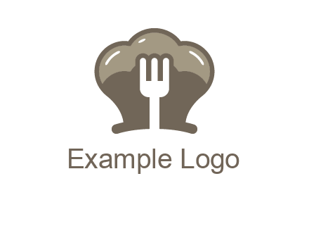 fork in chef hat logo