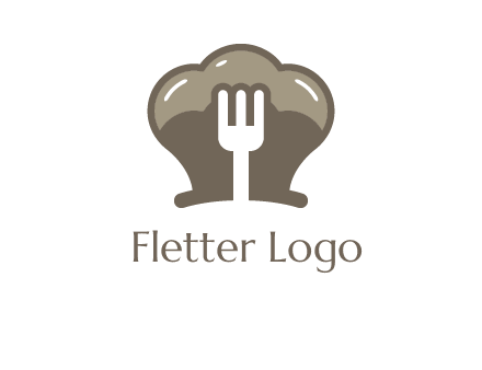 fork in chef hat logo