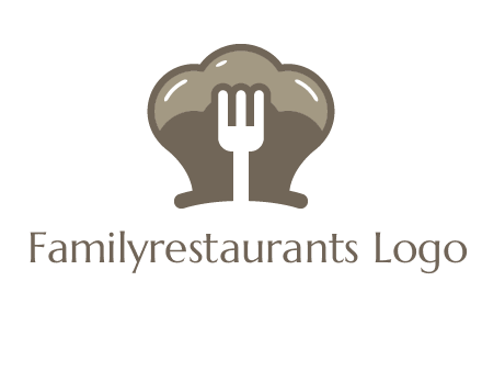 fork in chef hat logo