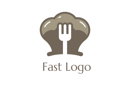 fork in chef hat logo