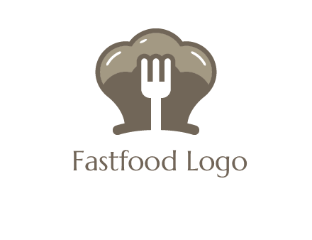 fork in chef hat logo