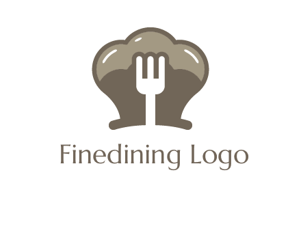 fork in chef hat logo