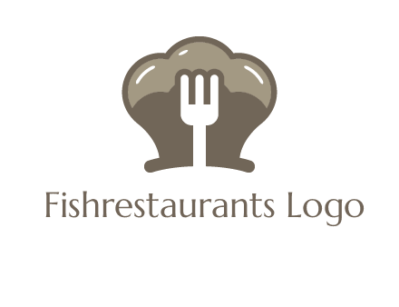 fork in chef hat logo