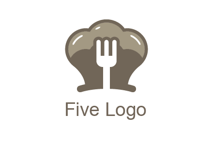 fork in chef hat logo