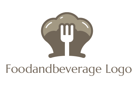 fork in chef hat logo