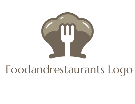 fork in chef hat logo