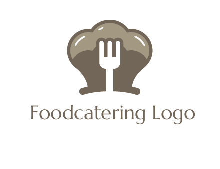 fork in chef hat logo