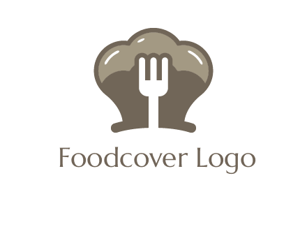 fork in chef hat logo