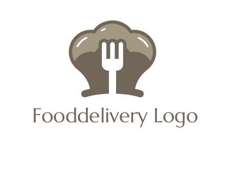 fork in chef hat logo