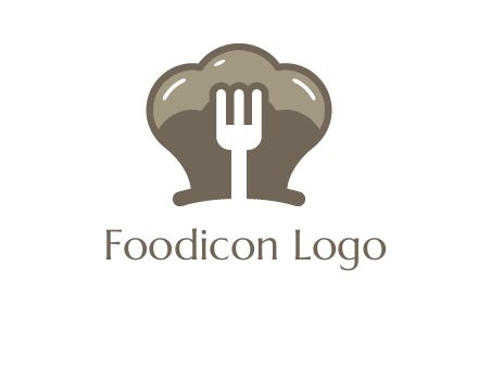 fork in chef hat logo