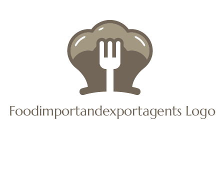 fork in chef hat logo