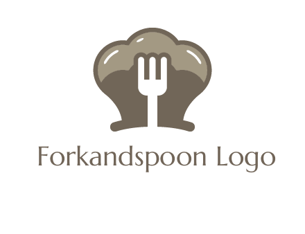 fork in chef hat logo