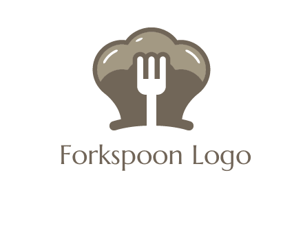 fork in chef hat logo
