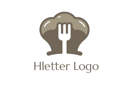 fork in chef hat logo