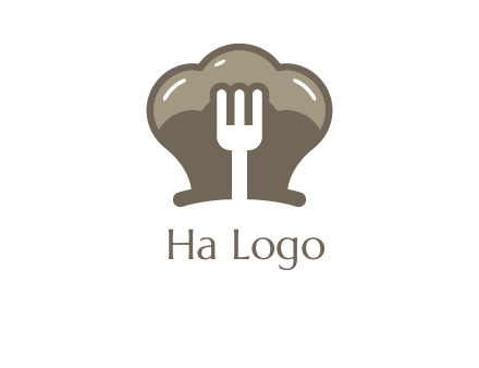 fork in chef hat logo