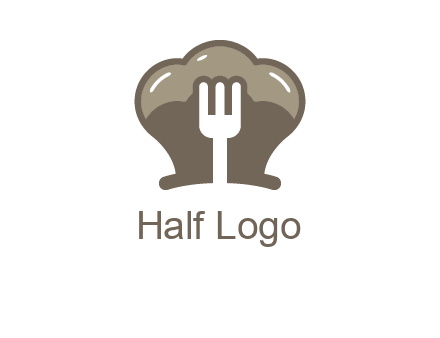 fork in chef hat logo