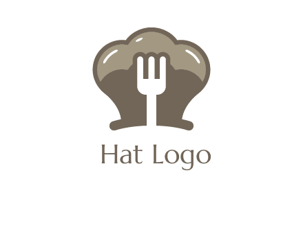 fork in chef hat logo